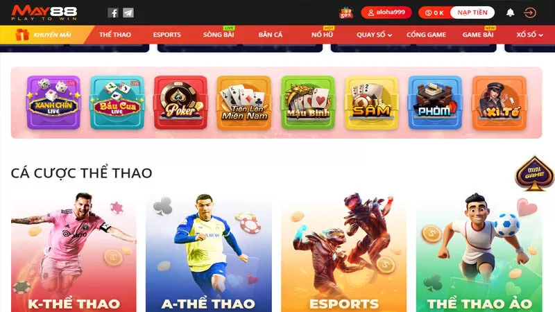 Nhà cái May88 nhiều game hay và bảo mật cao Nhà cái May88 nhiều game hay và bảo mật cao